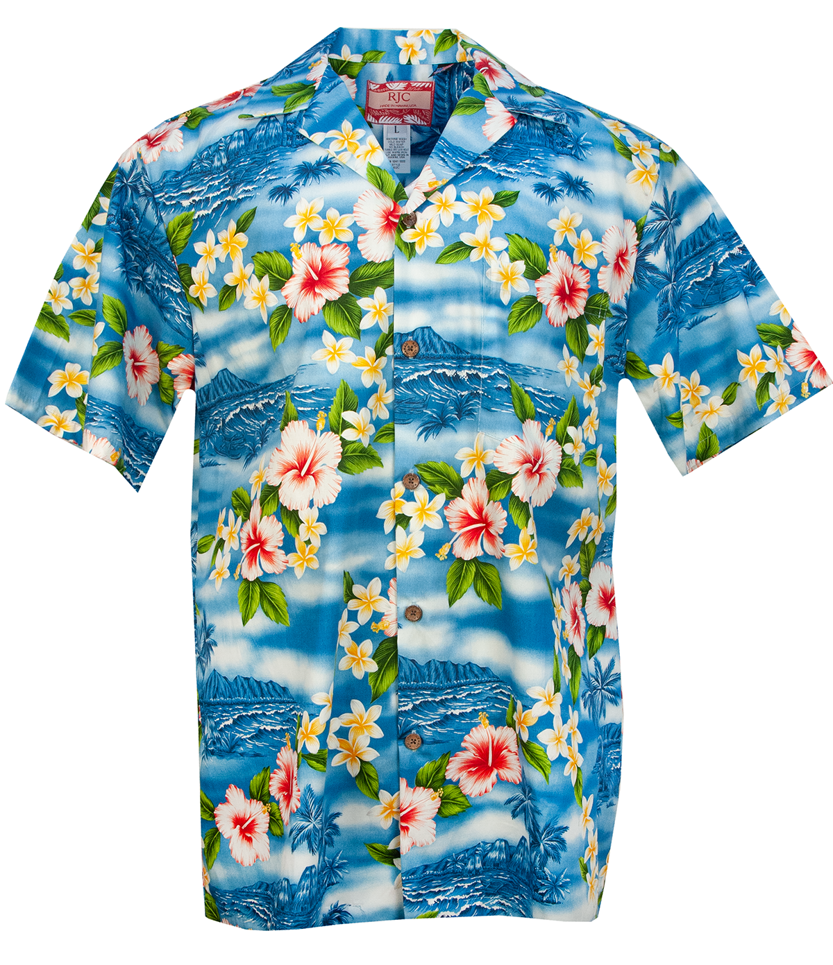ラスト1】KANJI FUTURE ALOHA SHIRTS BLUE/M ラスト1】KANJI FUTURE ALOHA SHIRTS BLUE/M