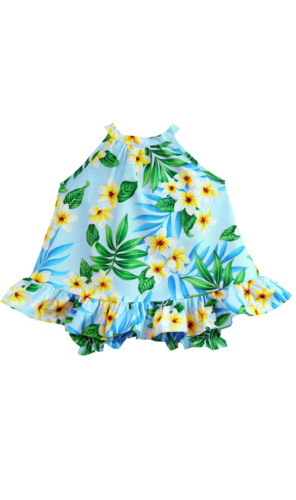 Halter Dress Tropical Baby Girl Clothes Infant Toddler Halter