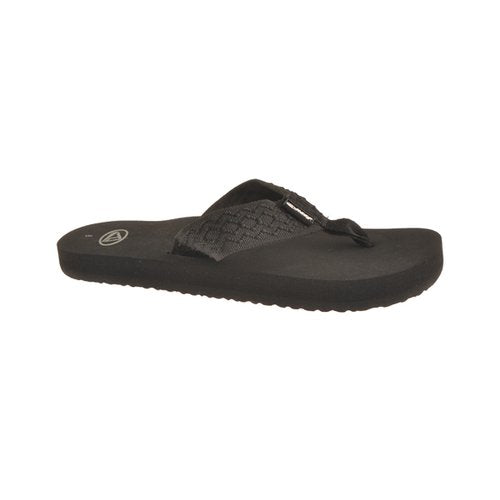 Mens Reef Smoothy Sandal - Black