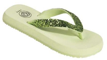 Kids Reef Sandal - Lil Krystal in Lt Green