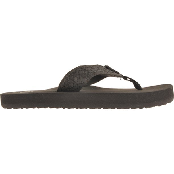 Mens Reef Smoothy Sandal - Black